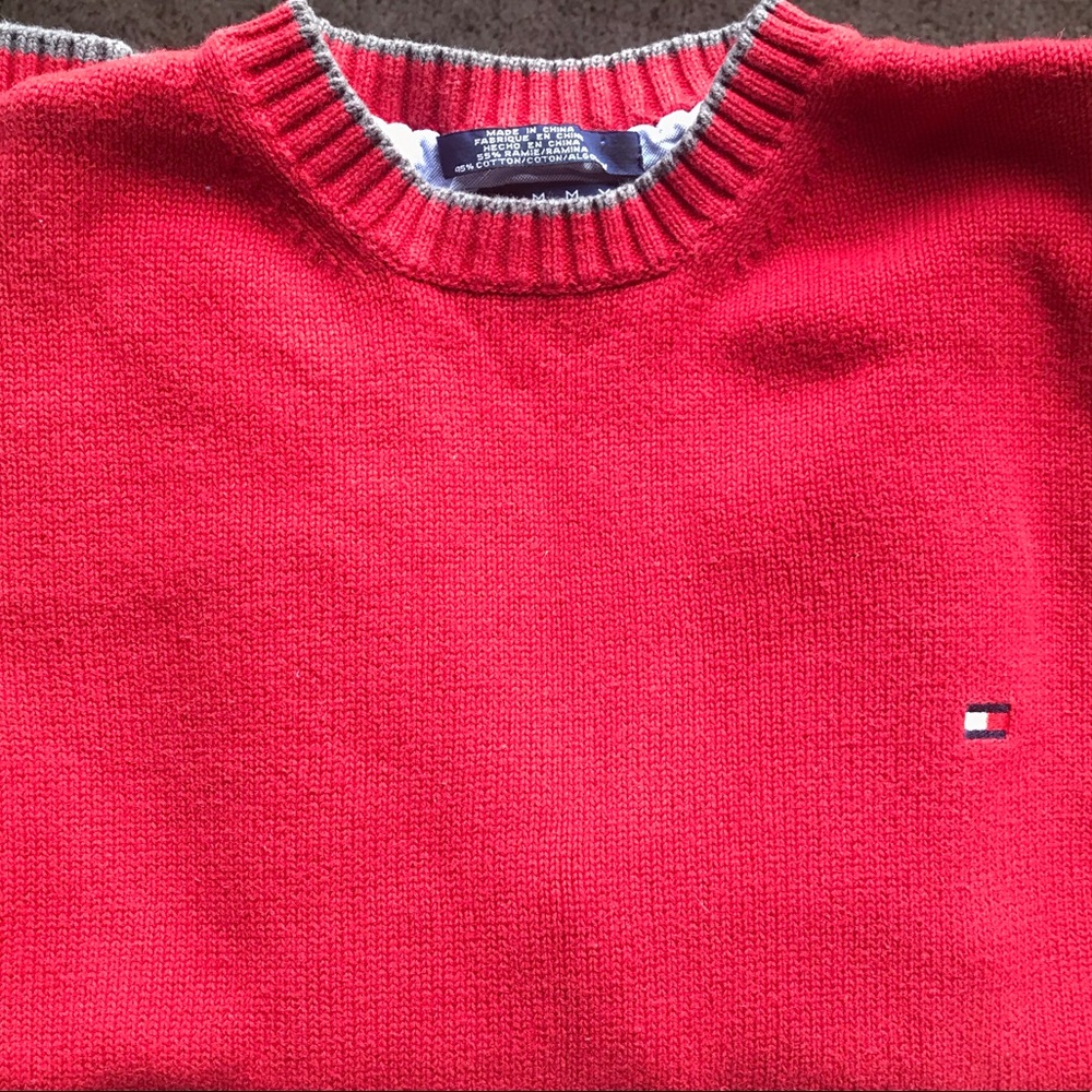 Tommy Hilfiger Red Sweater